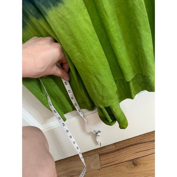 Lucky Brand Swimwear Women's L Swim Skirt Convertible Tube Dress Tie Dye Blue - Picture 8 of 14